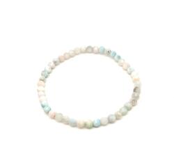 R. M. ékszer Hemimorfit fazettált golyó karkötő 4-5mm (058531)