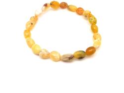 R. M. ékszer Opál sárga pebble karkötő A 6-10mm (059199)