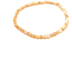 R. M. ékszer Kagyló fazettált golyó karkötő 4mm (058507)