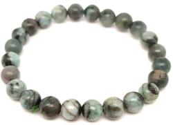 R. M. ékszer Smaragd golyó karkötő A 7-8mm (059482)