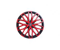 ALM Set capace roti EVO negru+rosu 16 (ALM 311023-16)