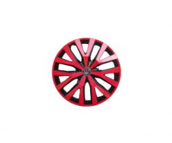 ALM Set capace roti EVO negru+rosu 15 (ALM 311023-20)