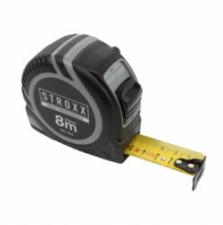 STROXX Ruleta cu banda metalica pentru masurare, STROXX, cu blocare si carlig, latimea benzii 25 mm, lungime 8 metri, 101-634