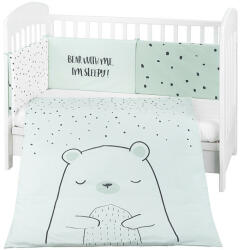 Kikkaboo Set de dormit pentru bebeluși KIKKABOO Bear with me Mint 2 piese 70/140 cm (41101020115)