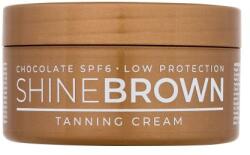 BYROKKO Shine Brown Chocolate Tanning Cream SPF6 napozókrém az intenzív barnulásért 200 ml