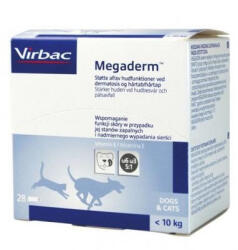 Virbac Megaderm oldat kistestű kutyáknak és macskáknak 28x4ml