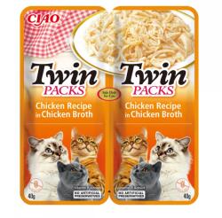 Inaba Foods Ciao Churu Cat Twin Reteta de Pui in Supa de Pui, 2 x 40 g