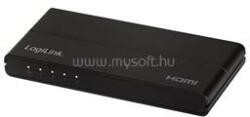 LOGILINK HDMI elosztó 1x4 port, 4K/60 Hz, HDCP, HDR, CEC (LOGILINK_HD0037) (LOGILINK_HD0037)