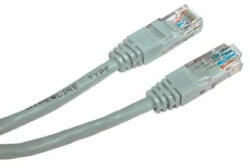  LAN hálózati kábel UTP patchkábel, Cat. 5e, RJ45 csatlakozó - RJ45 csatlakozó, 0, 25 m, árnyékolatlan, szürke, gazdaságos