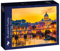 Bluebird Puzzle 1000 db-os puzzle - St. Peter's Basilica, Vatican City (90260) (90260)