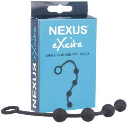 Nexus Excite - 4 gyöngyös anál dildó - fekete (kicsi) - szexaruhaz