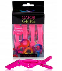 Framar Clipsuri roz pentru sectionarea parului Gator Grips Pink 4buc (91003)