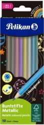 Pelikan Creioane colorate metalizate Pelikan 701235, 10 culori (701235)
