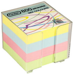 NON Cub hartie color cu suport, 90 X 90 mm, 800 file (SD-2674)