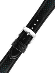 Morellato Curea din piele albastră și neagră Morellato Lipari 5966237.866 M 20 mm