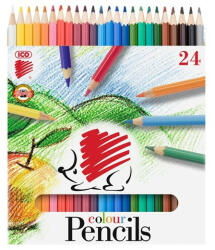 ICO 24db-os vegyes színű színes ceruza