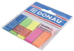 DONAU Oldaljelölő DONAU 12x45 mm PP vegyes neon szín 5x25 lap U7577001PL-99 (U7577001PL-99)