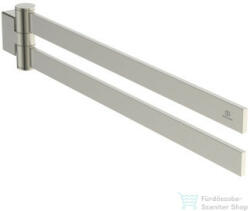 Ideal Standard CONCA SQUARED 45 cm-es dupla törölközőtartó, Silver storm T5395GN (T5395GN)