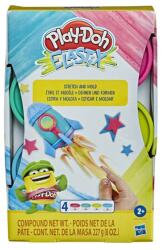 Gyurma nyújtható készlet Play-Doh Elastix 4 színnel 227g (E9864) (E9864)