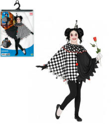  Harlequin bohóc jelmez (poncsó) (160102107) (160102107)