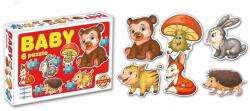 Dohány Baby puzzle 6 db-os erdei állatok (59475) (59475)