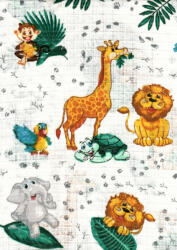  Mintás textil pelenka 1db-os - Szafari - babastar