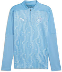 PUMA Manchester City Pre-match Quarter-Zip Top Men Hosszú ujjú póló 777579-21 Méret M