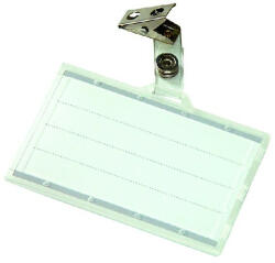 DONAU Azonosítókártya tartó DONAU 88x55 mm csipeszes PP átlátszó (U8346001PL-00) - papir-bolt