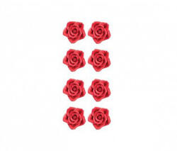 Decora Decor Zahar - Trandafiri Rosu O 2 cm, 56 buc (500016)
