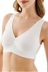 Gabriella Sutien fără cusături Top Shape alb , L/XL