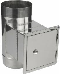PRODMAX 130 Tisztító rész ajtóval 140x140 /0, 6 mm rozsdamentes acél