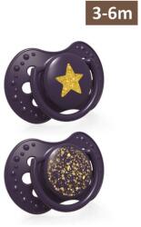 LOVI Cumi szilikon dinamikus Stardust 3-6m (2 db) - lila