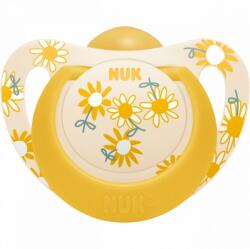 Nuk Dudlík Star latex cumi 6-18m - sárga