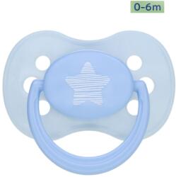 Canpol Babies Szimmetrikus cumi PASTELS 0-6h, szilikon - kék