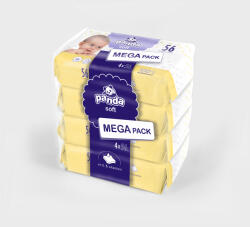 Bella Panda Soft nedves törlőkendők 4x56 db