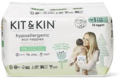 Kit & Kin Eco pelenkák 1, 2 - 5 kg, 38 db