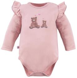 Eevi Hearts&Bears rózsaszín hosszú ujjú body - 80-as évek