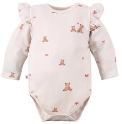 Eevi Hearts&Bears ekrü hosszú ujjú body - 80-as évek
