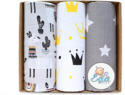 Ega Kids TETRA pelenka LUX (3 db) - szürke