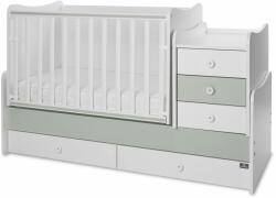 Lorelli Легло Lorelli - Maxi Plus, 3Box, 70 х 160 cm, бяло/Milky зелено (10150580040P) - baby