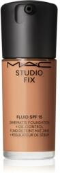 MAC Cosmetics Studio Fix Fluid SPF 15 24HR Matte Foundation + Oil Control mattító alapozó SPF 15 árnyalat NW30 30 ml
