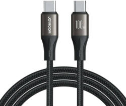 JOYROOM Light-Speed USB-C USB-C SA25-CC5 kábel , 100W , 1, 2m (fekete) (SA25-CC5) - scom