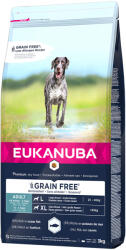 EUKANUBA 3kg Eukanuba Grain Free Adult Large lazacszáraz kutyatáp 10% kedvezménnyel