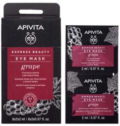 APIVITA Express Beauty ránctalanító szemmaszk szőlővel 2x2ml