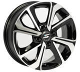 Silverline Iowa Fekete polír 4/100 15x6 ET38 60, 1 - nyarigumi