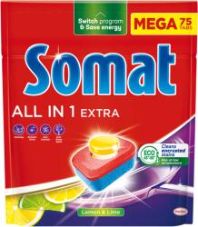 Somat All in 1 Extra Lemon & Lime gépi mosogatótabletta 75 db 1245 g - ecofamily