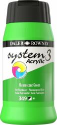 Daler-Rowney System3 АКРИЛНА боя Fluorescent Green 500 ml 1 бр (129500349)