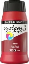 Daler-Rowney System3 АКРИЛНА боя Crimson 500 ml 1 бр (129500513)