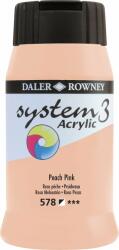 Daler-Rowney System3 АКРИЛНА боя Peach Pink 500 ml 1 бр (129500578)