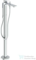 Ideal Standard CONCA szabadon álló kádtöltő csaptelep zuhanyszettel, alaptest nélkül, króm BD460AA (BD460AA)